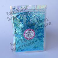 Amerikan Body Art Chunky Glitter - 1oz (approx 28g) - Glacier Blue