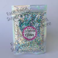 Amerikan Body Art Chunky Glitter - 1oz (approx 28g) - Holographic Silver