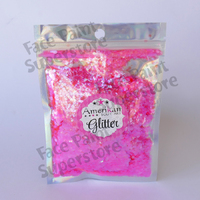 Amerikan Body Art Chunky Glitter - 1oz (approx 28g) - Material Girl Pink