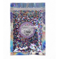 Amerikan Body Art Chunky Glitter Blend - Dry Pixie Dust - 1oz (approx 28g) - Rainbow Brite