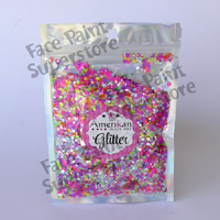 Amerikan Body Art Chunky Glitter Blend - 1oz (approx 28g) - Ultraviolet UV Glow