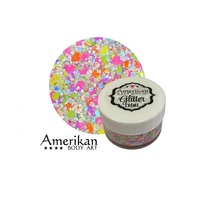 Amerikan Body Art Glitter Creme Cream - Orion UV Glow 15g