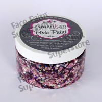 Amerikan Body Art Pixie Paint Glitter Gel - 4oz (approx 118ml) - Be Mine Rose Gold