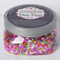 Amerikan Body Art Pixie Paint Glitter Gel - 4oz (approx 118ml) - Valley Girl - UV Glow Reactive