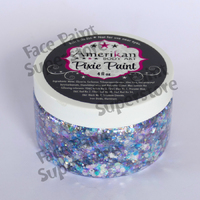 Amerikan Body Art Pixie Paint Glitter Gel - 4oz (approx 118ml) - Winter Wonderland