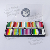 Cameleon ColourBlock One Stroke Rainbow Palette - 12 x 10g - All Stars