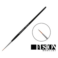 Fusion Body Art Face Painting Brush - Round Detail Liner Brush - No. 2/0