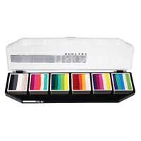 Fusion Body Art Spectrum Palette - Sugar Skull 6 x 10g One Stroke Rainbows 