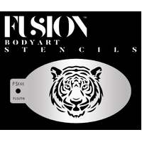 Fusion Body Art Stencil 008 - Majestic Tiger Reusable Stencil