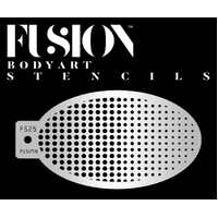 Fusion Body Art Stencil 25 - Sprinkle Dots Halftone Reusable Stencil