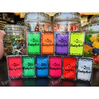 Global Colours BodyArt Neon 20g Set – Fluoro Neon UV Glow 10 Colour Pack