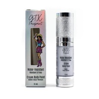 GTX Face & Body Paint Water Resistant Cream Makeup - True White - 15ml Pump