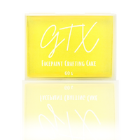 GTX Face Paint Crafting Cake - Neon Moon UV Glow - Neon Yellow - 60g