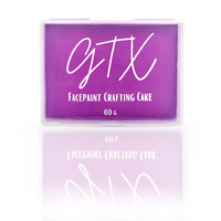 GTX Face Paint Crafting Cake - Patsy UV Glow - Neon Purple - 60g