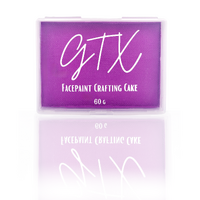 GTX Face Paint Crafting Cake - Patsy UV Glow - Neon Purple - 120g