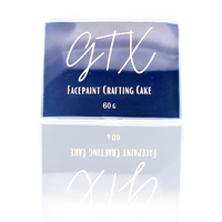 GTX Face Paint Crafting Cake - Neon Texas Sky UV Glow - Neon Blue - 60g