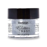 Mehron Fine Cosmetic Glitter Dust 7g - Gun Metal Silver