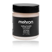 Mehron 28g Ultra Fine Makeup Setting Powder - Soft Beige 