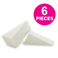 Mehron Non-Latex Foam Sponge Applicator Wedge - 6 pack