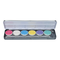 Superstar Aqua Palette - Pastel Unicorn - 6 x 5g Colours