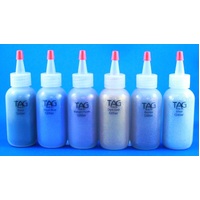 TAG Body Art Cosmetic Glitter Tribal Pack - 6 x 15ml Puffer Bottles
