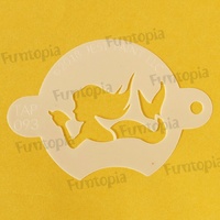 Tap Stencil 093 - Mermaid With Shell