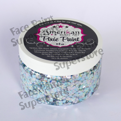 Amerikan Body Art Pixie Paint Glitter Gel - 4oz (approx 118ml) - Baby Cakes