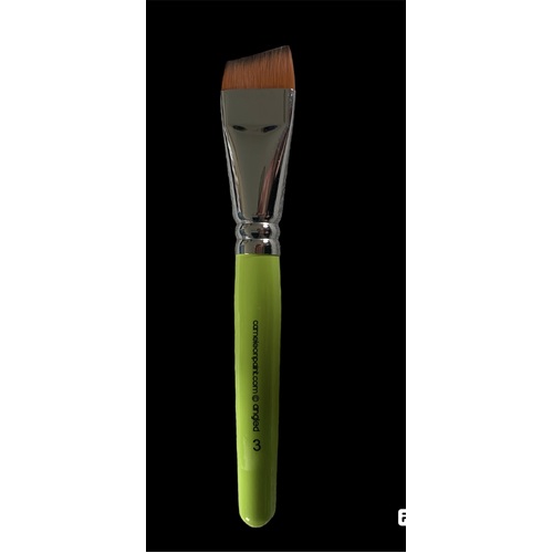 Cameleon Professional Body Paint Short Angled Brush - No #3 - 1 inch