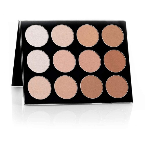 Celebre Pro HD Contour Pressed Powder Foundation Palette - 12 shades