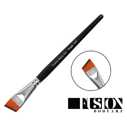 Fusion Body Art Face Painting Brush - Angle Brush - 3/4" 