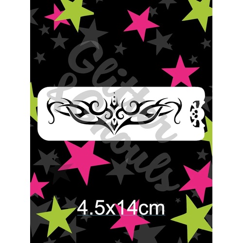 Glitter & Ghouls Tribal Arm Stencil - GG522 