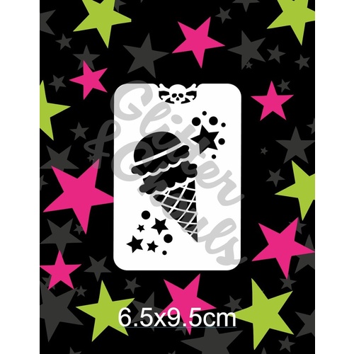 Glitter & Ghouls Sweets, Treats, Icecream & Cake Stencil GG73