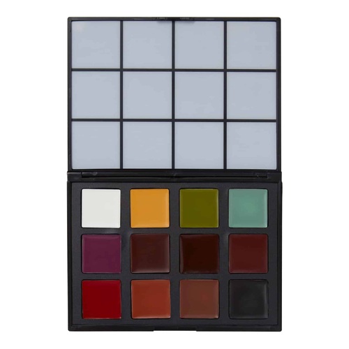 Global Colours FX Palette - 12 Colour Cream Trauma Bruise Palette