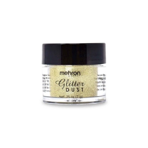 Mehron Fine Cosmetic Glitter Dust 7g - 18 Karat Gold