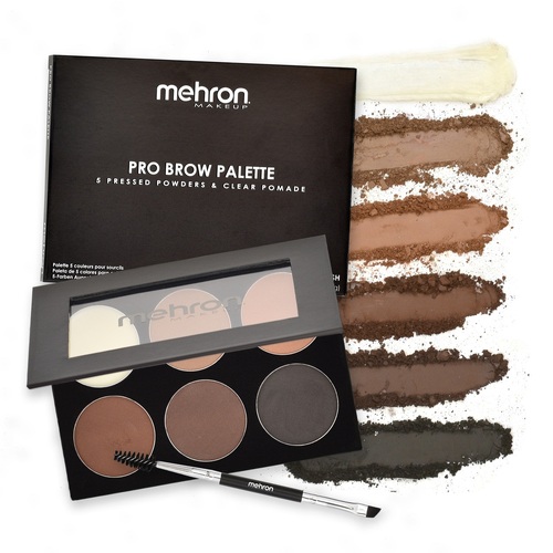 Mehron Pro Palette - Eye Brows - 6 Colours