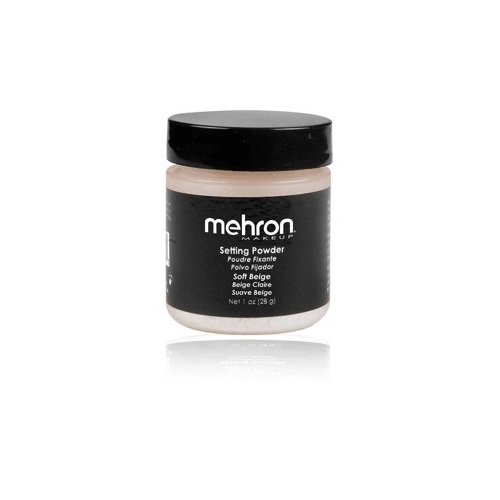 Mehron 28g Ultra Fine Makeup Setting Powder - Soft Beige 