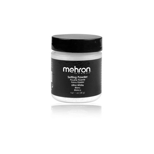 Mehron 28g Ultra Fine Makeup Setting Powder - White