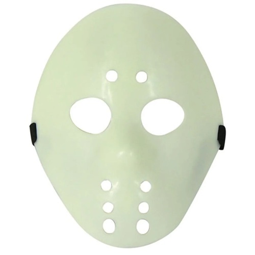 Glow in the Dark Hockey Face Mask - Halloween 