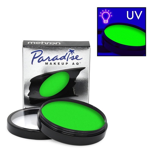 Mehron Paradise Makeup AQ 40g - Martian - Neon Green UV