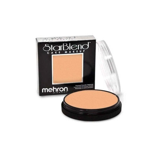 Mehron 56g Starblend Powder Cake Makeup - Medium Golden